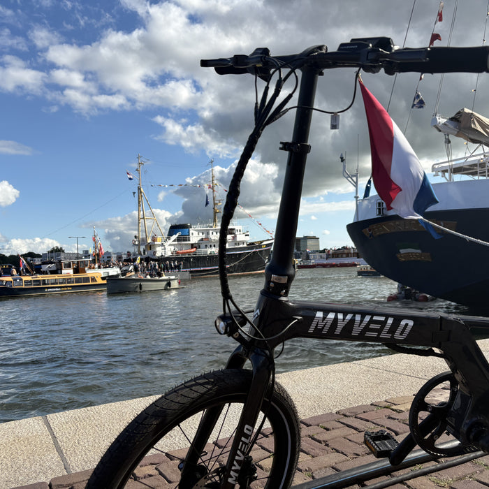 Klapprad durch die Niederlande