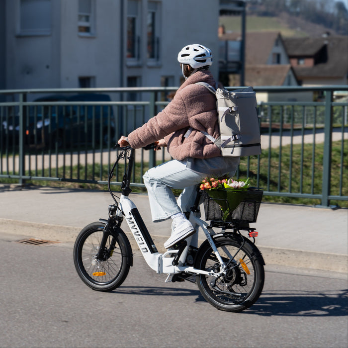 elektrofahrrad berlin leihen MYVELO Berlin electric folding bike low step-through — myvelo.de