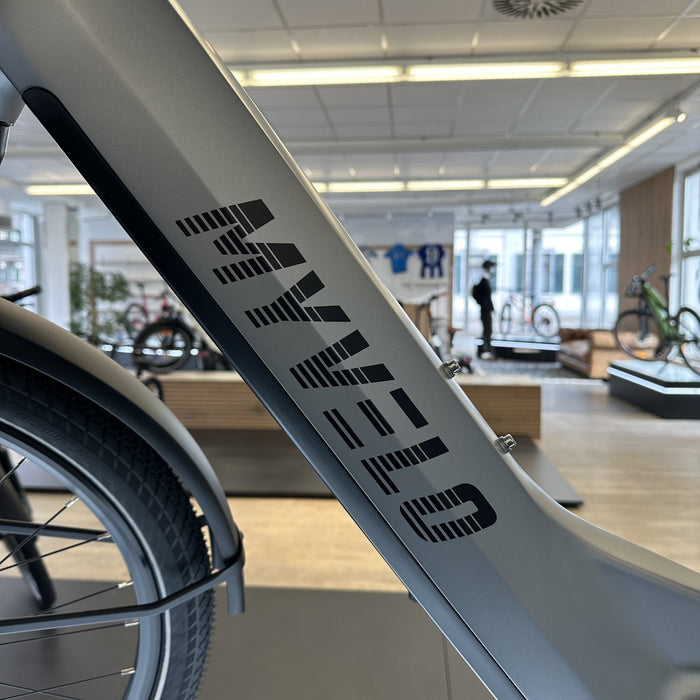 MYVELO Nizza E-Bike Trekking Schriftzug