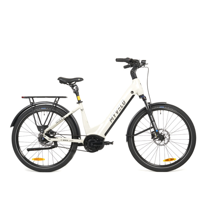 MYVELO Nizza E-Bike Trekking Sand White