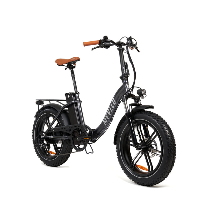 MYVELO Rio Elektro-Klapprad schwarz