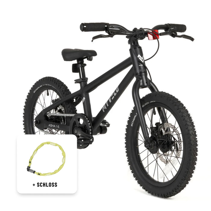 Kinder 16" MTB + Schloss