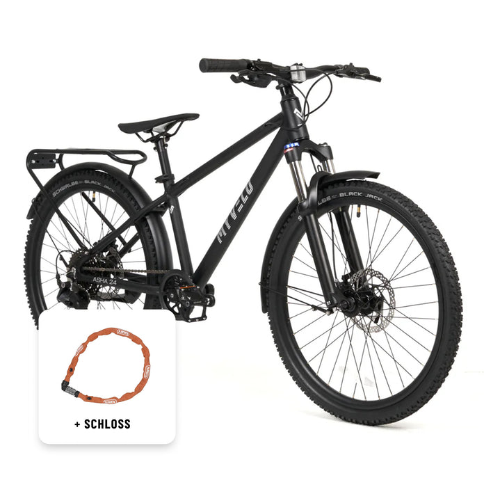 Kinder 24" MTB + Schloss