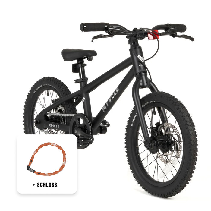 Kinder 16" MTB + Schloss