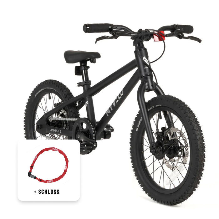 Kinder 16" MTB + Schloss
