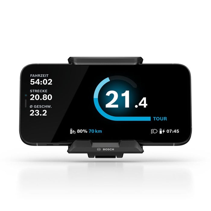 Bosch SmartphoneGrip mit Smartphone