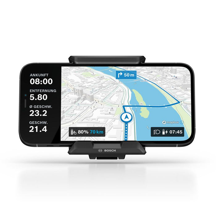 Bosch SmartphoneGrip mit Smartphone
