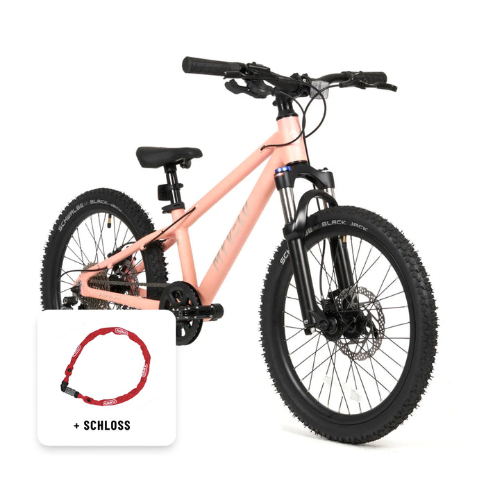 Kinder 20" MTB + Schloss